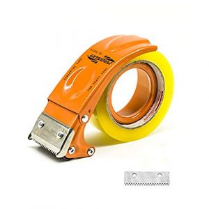 Prosun Pistolet Dévidoir pour Ruban d'Emballage Adhésif 50mm (2 Pouces), Dévidoir Manuel pour ruban adhésif d'emballage, TG02, Orange (Y-Nut EU, neuf)