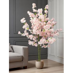 Arnusa Plante artificielle Cerisier Fleur de cerisier Artificiel Arbre Artificiel Fleur de Cerisier Plante d'int&eacute;rieur (Rose 160 cm) (Arnusa-Shop, neuf)