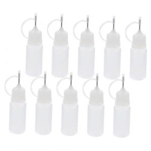 Mikikit 30 pièces Flacon Applicateur de Colle avec Embouts pour Bouteilles Souples pour Détails et Applications Fines (Famidago, neuf)