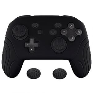 PlayVital Coque pour Switch Pro Protection Manette pour Nintendo Switch Pro,Étui Housse avec Capuchon Joystick,Antidérapante-Caméléon Violet Vert,Édition Samouraï (Game Skindecal Store, neuf)