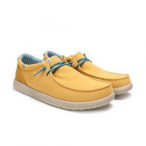 Pitas | WP150 LEDRO | Mocassins pour Hommes | Chaussures Bateau | Slipon Loafers | Baskets d'été | Sneakers | Pantoufles d’été | Chaussures de Walkinpitas | Moutarde 44 (Club del Zapato, neuf)