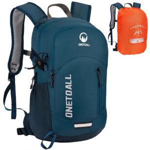 ONETOALL Sac &agrave; Dos Randonn&eacute;e 20L Anti-Vol et Imperm&eacute;able - Sac &agrave; Dos Homme/Femme pour Rando V&eacute;lo Voyage ou Travail Ventilation Dos Poids L&eacute;ger 500g (DONGXIU, neuf)