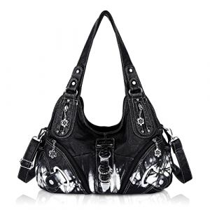 Angel Kiss Femme Sacs &agrave; bandouli&egrave;re Sacs &agrave; Main port&eacute;s Cuir Grand Capacit&eacute; Main en PU Cuir Souple Femme Cabas Sac D'&eacute;paule Mode Travail bureau Shopping Voyage El&eacute;gant Sac messager (angelkiss purses, neuf)