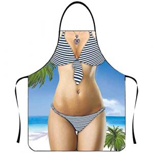 G&eacute;n&eacute;rique Tablier de Cuisine Fantaisie Sexy et Dr&ocirc;le, Idee Cadeau Noel, Sexy Tablier de Cuisine Fun F&ecirc;te Cadeau Tablier, Tabliers de Cuisine Homme Humour R&eacute;glable Cuisine Cadeau Rigolo (F) (NiceYear, neuf)