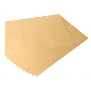 Lot de 50 feuilles de papier kraft A4 120 g/m&sup2; - Finition mate - Papier vierge (Evergreen Goods Ltd, neuf)