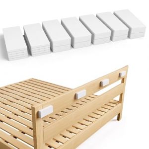 20 Cales Murales en Mousse EVA, But&eacute;es Autocollantes pour T&ecirc;te de Lit, Protections Empilables &eacute;paisses pour Poign&eacute;es de Porte, Armoires, Lits, Canap&eacute;s (Blanc) (TERRA NOVA DISTRIBUTORS, neuf)