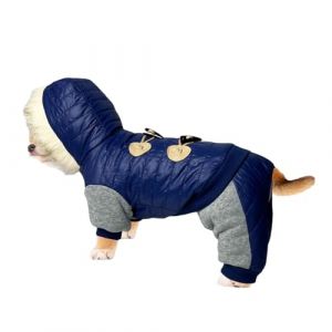 Manteau d'hiver imperm&eacute;able pour petit chien et chat - Combinaison d'hiver en polaire chaude - Combinaison de neige pour aviateur chihuahua yorkshire - Taille XL (Pandadan, neuf)