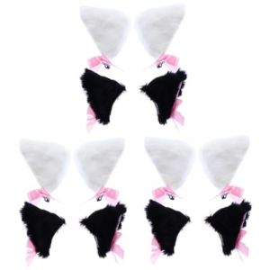 GALPADA 6 Paires Pince à Cheveux Oreille De Renard Épingles à Cheveux Oreilles De Chat Épingle à Cheveux D'oreille D'animaux Épingles à Cheveux Oreille De Chat Velu Loup Animal Flanelle (Hargrove Hare, neuf)