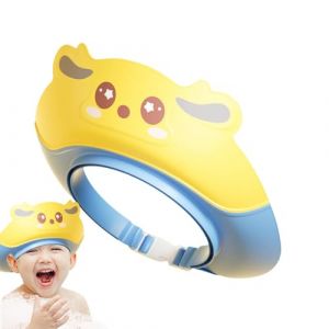 Maciun Visière de bain pour bébé – Visière de bain douce pour bébé – Visière de douche réglable pour les yeux et les oreilles – Visière de lavage des cheveux pour et tout-petits (futbenat, neuf)