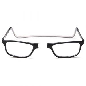 NEW VISION Lunettes, Lunettes Loupe, Lunettes De Lecture Magnétique, Longueur RéGlable Lunette De Lecture Homme Femme, NV2904 (Noir, 3.5, diopters) (New Vision Milano, neuf)