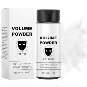 Poudre Coiffante Homme, (40g, 1p) Texture Powder Poudre Haare, Poudre Volume Cheveux, Poudre pour Texturisante Cheveux-Homme, Effet Mat Et Volume MaximisÉ Poudre Texturisante pour Homme Et Femme (A) (Wchong, neuf)