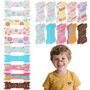 Pansements nasaux, bandelettes nasales, bandes respiratoires pour enfants, bandes nasales pour ronfler, bande nasale pour respirer, bandelettes nasales contre les ronflements, bande nasale pour (prunejuices, neuf)