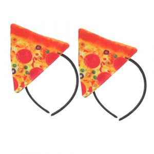 WRITWAA 2pièces Bandeau Pizza Accessoire De Déguisement Halloween Et Pour Fêtes à Thème Italien Pour Adultes Et Garçon Fille (Saieli, neuf)