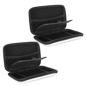 2 Pi&egrave;ces Sac de Rangement Portable &eacute;tui de Transport Eva Sac de Rigide pour 3DS XL 3DS LL 3DS Console de Jeu Sac de pour 3DS XL 3DS LL 3DS Jeu Dur (yafaa, neuf)