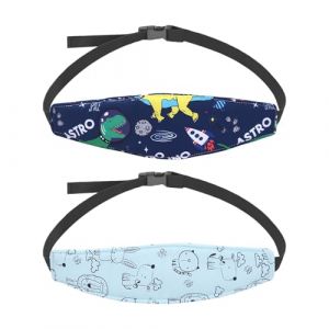 tiyiyok 2 Pièces Cale Tete Enfant Voiture, Holder Pour Enfants Bandeau Voiture, Tête de Siège Auto Bébé, Cale-têtes pour Sièges Auto, Bandeau Voiture RéGlable, Protection du Cou pour Enfants (leiyangshifangjiaodianzishangwuyouxiangongsi, neuf)