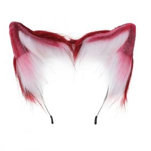 Watreketal Serre Tete,Serre-tête oreilles de chat Cosplay Femme Étudiants Carnavals Personnage d'anime Serre-tête oreilles de chat Serre-têtes en peluche Cerceau de cheveux de Noël (Xuanlang Trading, neuf)