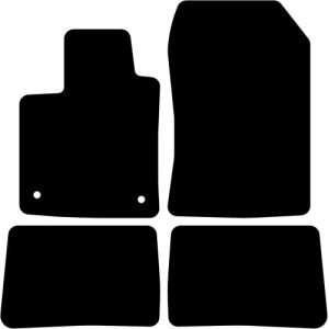 Kovvar Tapis de Sol Compatible avec Renault Twingo 2007-2014 Correspondant à la Version: 2 | Qualité: Comfort (Kovvar, neuf)