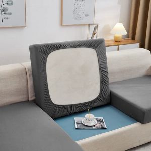 Housse de Coussin de Canapé de siège Extensible 3/4 Places/d'angle 60*80/70*40/60*60/45*45 Housse de Protection pour Meubles Couvre pour Canapé Protege Antipoussière ( Color : #35 , Size : 1 seat - X (anbuhuwai, neuf)