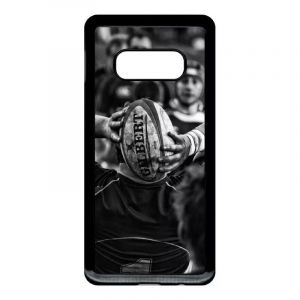 G&eacute;n&eacute;rique Coque Compatible avec Galaxy s10e - Rugby Noir et Blanc - Noir (topshirt, neuf)