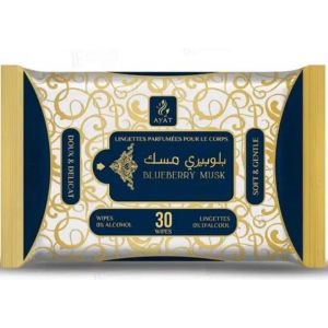 Lingettes intime Mixte sans alcool Parfum&eacute;es de Dubai - Lot de 3 |Nettoyantes, Intime, Parfum&eacute;es | 3 blueberry (Douceurs Orientales, neuf)