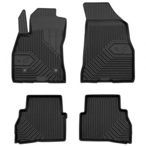 M MOTOS Tapis de Sol Caoutchouc pour Fiat Doblo II 2010-2020 Améliorez Votre Confort de Voyage avec Le Tapis Noir antidérapant Auto No.77- Tapis Voiture Tous Temps pour Voiture, Protection Contre Les (MOTOS EU, neuf)