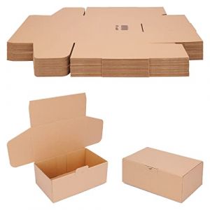 verpacking 50 boîtes pliantes 25 x 15 x 10 cm brun (dimensions extérieures 25,8 x 15,8 x 10,5 cm) WP 30 carton d'expédition carton d'emballage (verpacking, neuf)