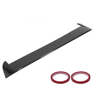 Aileron de Toit, Aileron de Toit Arrière en Fibre de Carbone pour Seat Leon 5F Mk3 5 Portes 2013-2020 ABS Aileron Arrière Décoration D'aile Noir Spoiler et Ailes (Xuheelivi-EU, neuf)