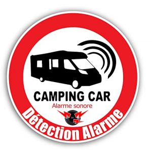 IBEX STICKER 3 Autocollants Alarme sonore Camping-Car Détection Alarme logo28 | Taille : 5cm de diamètre (JLC-Sticker, neuf)
