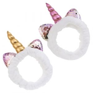 ABOOFAN 2pi&egrave;ces Serre Tete Licorne Creatif Bandeaux Licorne Pour Cheveux Accessoires De T&ecirc;te &Eacute;l&eacute;gants Fille (Halleyham, neuf)