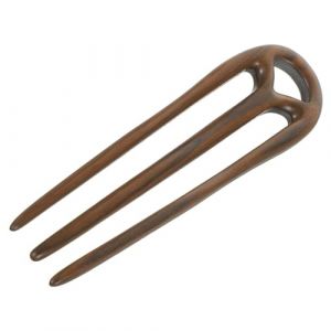 FRCOLOR Fourchette &agrave; Cheveux en Bois de Santal &agrave; Trois Dents Accessoire pour Coiffures &Eacute;paisses Lors de Bals et R&eacute;citals (Different Quality, neuf)