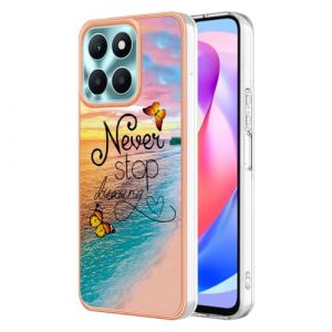 SEAHAI Coque pour Honor X7c / Honor 200 Smart 5G, Ultra Mince &Eacute;l&eacute;gant en Silicone Souple Motifs Color&eacute;s Coque Brillante Antichoc, TPU Gel Etui R&eacute;sistant - Papillon r&ecirc;ve (Liner-EU, neuf)