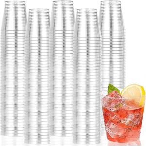 SENENQU Lot de 300 Verres &agrave; Shot en Plastique Transparent R&eacute;utilisables, 50ml, 5cl, Gobelets &agrave; Shot, Verrines, Apero, Mojito, Cocktail, Martini, Soda, Dessert, R&eacute;utilisables (SENENQU, neuf)