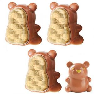 3 Pièces Brosse De Nettoyage Des Ongles, Brosse À Ongles D'ours, Créatives Faciles À Saisir Les Poils Doux, Brosses De Nettoyage Des Ongles Pour Garçon Et Fille (fierunk, neuf)