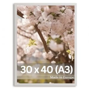 Victor Cadre Photo Klee 30x40 cm (A3) en Gris - Simple et Moderne Bois - Ch&acirc;ssis pour l'image A3 Grisaille (Victor_Store, neuf)