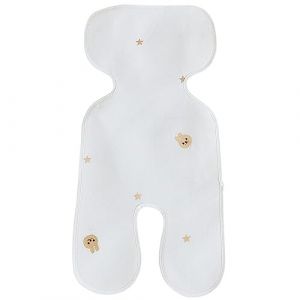 Coussin de refroidissement pour bébé, Assise Universelle Poussette Été, Coussin de Siège Poussette Coussin Voiture Bebe Bébé Housse d’Été Anti-Transpiration pour Poussette Coussin Bébe (Qpolly, neuf)