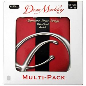 Dean Markley&reg; &raquo;10 PACK - 2508-CL - SIGNATURE SERIES NICKELSTEEL ELECTRIC STRINGS&laquo; Cordes pour guitare &eacute;letrique - Custom Light 009/046 (Coloretta, neuf)