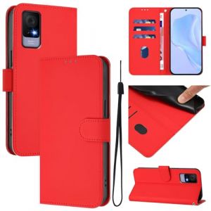 Compatible avec TCL 405 T506D / TCL 406 T506K / TCL 408 T507D T507U T507A TCL 406S / T506G Pouces Housse de Protection Flip Book Gel Magnétique Portefeuille Eco Cuir Protection Porte-Carte Slot (Affarielettronica, neuf)