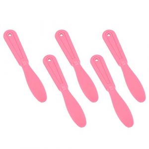Spatule Dentaire, Design Ergonomique Bavure, Spatule en Plâtre Facile à Nettoyer, Résistante à l'usure pour Alginate (Rose rouge) (Ongoion, neuf)