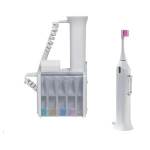Broxo Orabrush brosse à dents-gencives mécanique (oscillation verticale) et sonique (à cavitation hydrodynamique) + le protège-carte Arkebion® dédié à la protection des données RFID (Massage et bien-être, neuf)