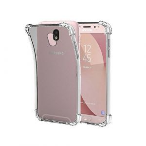 Coque Anti-Shock pour Samsung Galaxy J7 2017, TPU Transparent en Silicone Antichoc (REY ®, neuf)