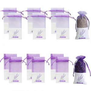 JTKREW 12 Pièces Sachet Tissu Pochettes Sachets, Sachet pour Lavande Sachets Parfumés pour Lavande en Vrac De Serrage (Sac Vide) (puertieqingshangmaoyouxiangongsi, neuf)