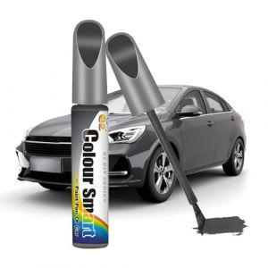 Adunsiaoto 1Pc/12ml Rayures R&eacute;paration De Peinture, Peinture de Retouche Universelle, Stylo Anti Rayure Voiture, Stylo de Retouche, Entretien Peinture pour Auto Carrosserie Moto Voiture V&eacute;lo (Gris) (dunsiaoto, neuf)