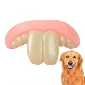 Générique Fausses Dents pour Chiens - Fausses de Dents Blanches pour Chiens, Faux orthèses drôles, Costume de Noël de Chien (sangsenlt, neuf)