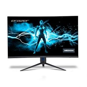 MEDION ERAZER Spectator X20 Moniteur de Jeu incurv&eacute; &agrave; &eacute;cran Large FHD de 80 cm (32 Pouces) (165Hz, 1080p, Adaptive Sync, 16:9, 1ms, HDMI, Display Port, MD22093) (medionshop-deutschland, neuf)