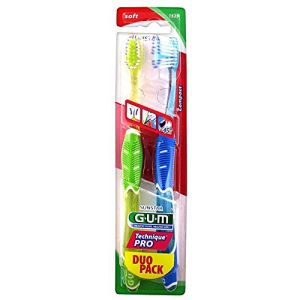 Gum Duo Pack Technique Pro Souple 1525 vert-bleu (ParapharmaQuiet, neuf)