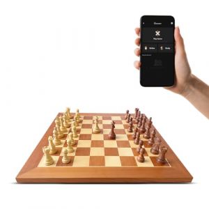 Chessnut Jeu d'&eacute;checs &eacute;lectronique Professionnel - Jeu de Luxe avec Reconnaissance compl&egrave;te des pi&egrave;ces d'&eacute;checs en Bois - 55 cm de Taille Tournoi avec pi&egrave;ces en Bois (Chessnut Official, neuf)