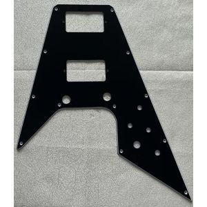 Pickguard pour guitare Gibson Flying V Style Pickguard (3 plis, noir) (qiyigongyipin, neuf)