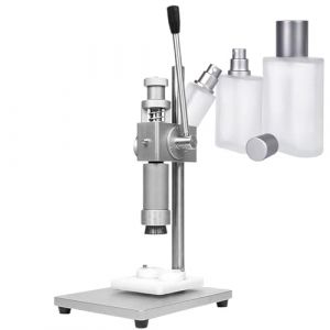 QFGain Machine à Sertir Les Parfums Manuelle, Outil De Capsulage De Presse De Bouteille De Parfum, Pince à Sertir pour Sceller Le PulvéRisateur De Parfum, Sertisseuse à PulvéRisation 2 en 1,15mm (QFGain®, neuf)