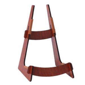 Support de guitare en bois pour ukul&eacute;l&eacute; - Portable - Cadre en L - Instrument de pr&eacute;sentation au sol pour ukul&eacute;l&eacute; &eacute;lectrique (QiYaoKEJi, neuf)