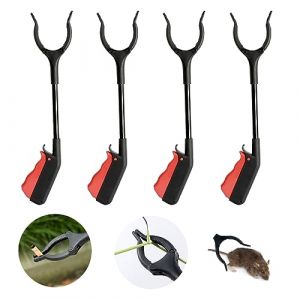 Fiyuer Outils de Ramassage, 4 Pi&egrave;ces Pince Ramasse Dechets, Pince de Ramassage Court, Pince de Pr&eacute;hension pour Personnes Ag&eacute;es et Adultes et Enfants, pour Prise de la Corbeille, D&eacute;chets de Jardin (Fiyuer, neuf)
